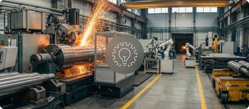 Custom abrasive and grinding solution in production